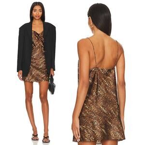 NWT Cami NYC Axel Sleeveless Cami Silk Blend Animal Print Top Tank Blouse